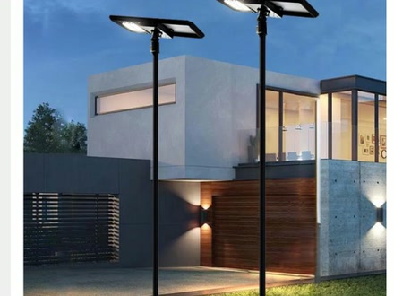 Solar street lights with integrated light storage: they can turn on stably even on cloudy days