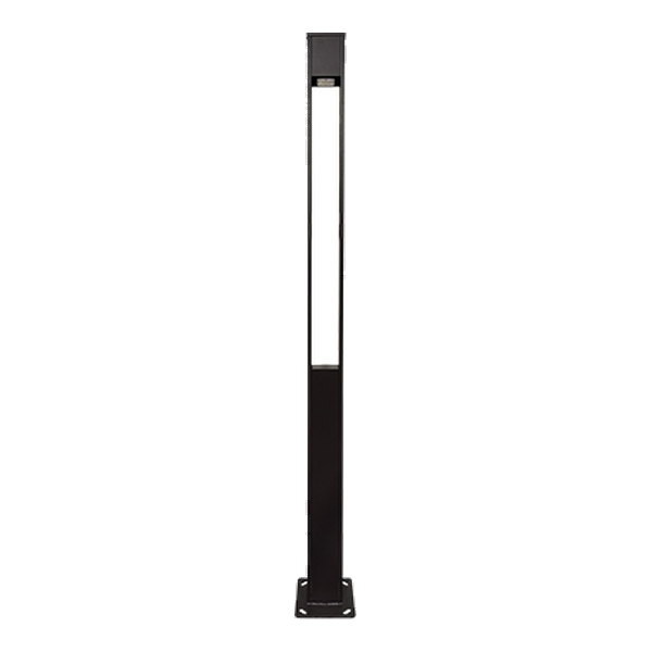 Minimalist courtyard light rectangular body