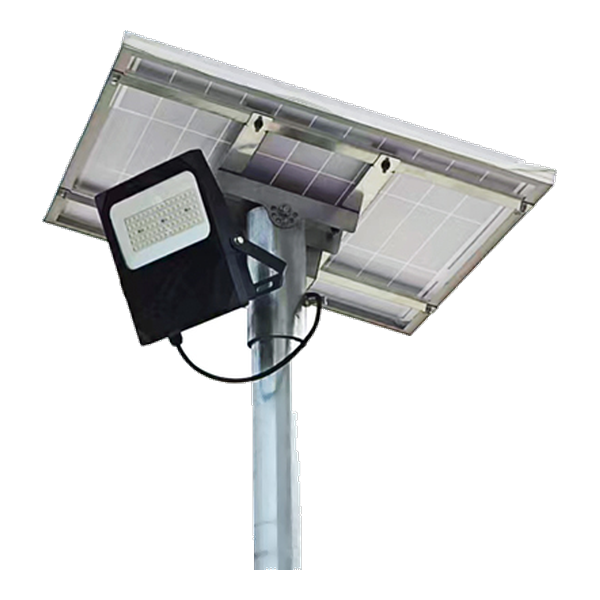Solar split floodlight